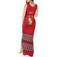 Tonga Heart Tribal Personalised Tank Maxi Dress Polynesian Patterns