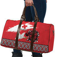 Tonga Heart Tribal Personalised Travel Bag Polynesian Patterns