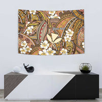 Personalised Hawaii Tribal Humpback Whale Tapestry Melemele Hibiscus Seamless Pattern