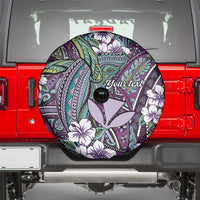 Personalised Hawaii Tribal Humpback Whale Spare Tire Cover Poni Hibiscus Seamless Pattern LT9 - Polynesian Pride