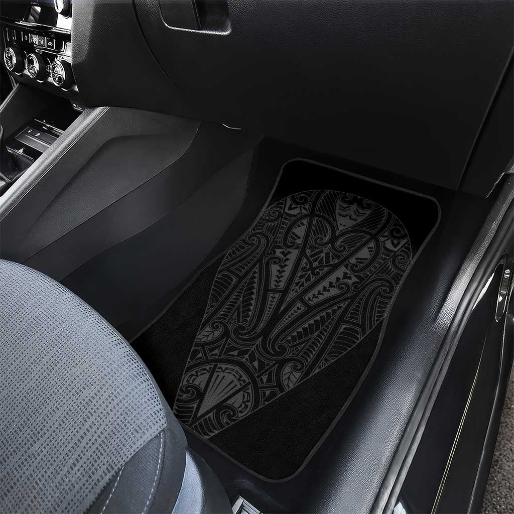 Queensland Maori Rugby Nga Hau e Wha Car Mats Black Motif
