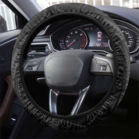 Queensland Maori Rugby Nga Hau e Wha Steering Wheel Cover Black Motif