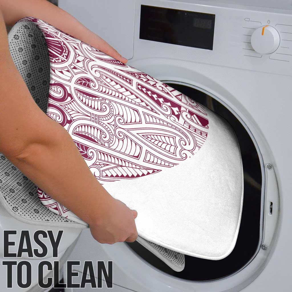 Queensland Maori Rugby Nga Hau e Wha Bathroom Set White Motif - Polynesian Pride