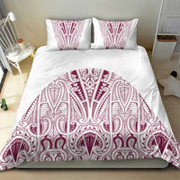 Queensland Maori Rugby Nga Hau e Wha Bedding Set White Motif