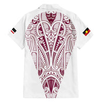 Queensland Maori Rugby Nga Hau e Wha Family Matching Puletasi and Hawaiian Shirt White Motif