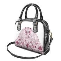 Queensland Maori Rugby Nga Hau e Wha Shoulder Handbag White Motif
