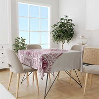 Queensland Maori Rugby Nga Hau e Wha Tablecloth White Motif