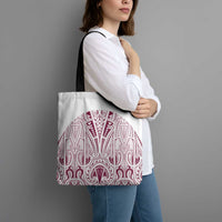 Queensland Maori Rugby Nga Hau e Wha Tote Bag White Motif - Polynesian Pride