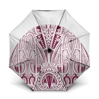Queensland Maori Rugby Nga Hau e Wha Umbrella White Motif - Polynesian Pride