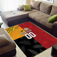Custom British Lions-AUNZ Area Rug Australia-New Zealand Indigenous Motif LT9 - Polynesian Pride