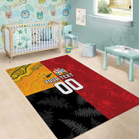 Custom British Lions-AUNZ Area Rug Australia-New Zealand Indigenous Motif LT9 - Polynesian Pride
