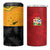 Custom British Lions-AUNZ 4 in 1 Can Cooler Tumbler Australia-New Zealand Indigenous Motif
