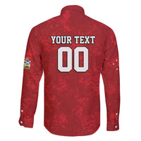 Custom British Lions-AUNZ Family Matching Short Sleeve Bodycon Dress and Hawaiian Shirt Australia-New Zealand Indigenous Motif