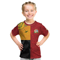 Custom British Lions-AUNZ Kid T Shirt Australia-New Zealand Indigenous Motif