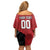 Custom British Lions-AUNZ Off Shoulder Short Dress Australia-New Zealand Indigenous Motif
