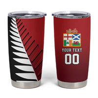 Custom British Lions New Zealand Tumbler Cup Half Black Fern