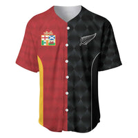 Custom British Lions New Zealand Baseball Jersey Sporty Style LT9 Black - Polynesian Pride