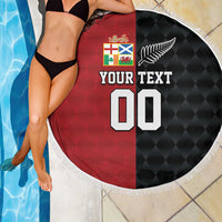 Custom British Lions New Zealand Beach Blanket Sporty Style