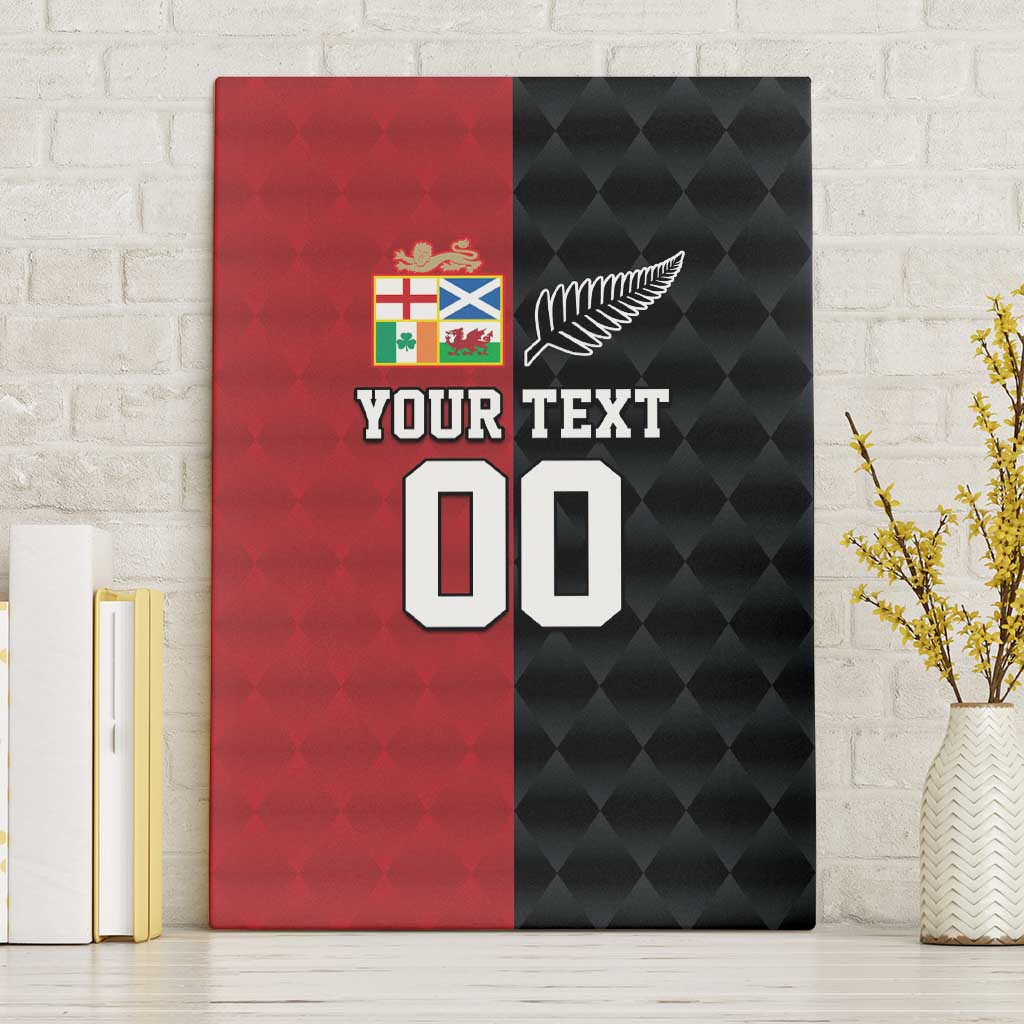 Custom British Lions New Zealand Canvas Wall Art Sporty Style