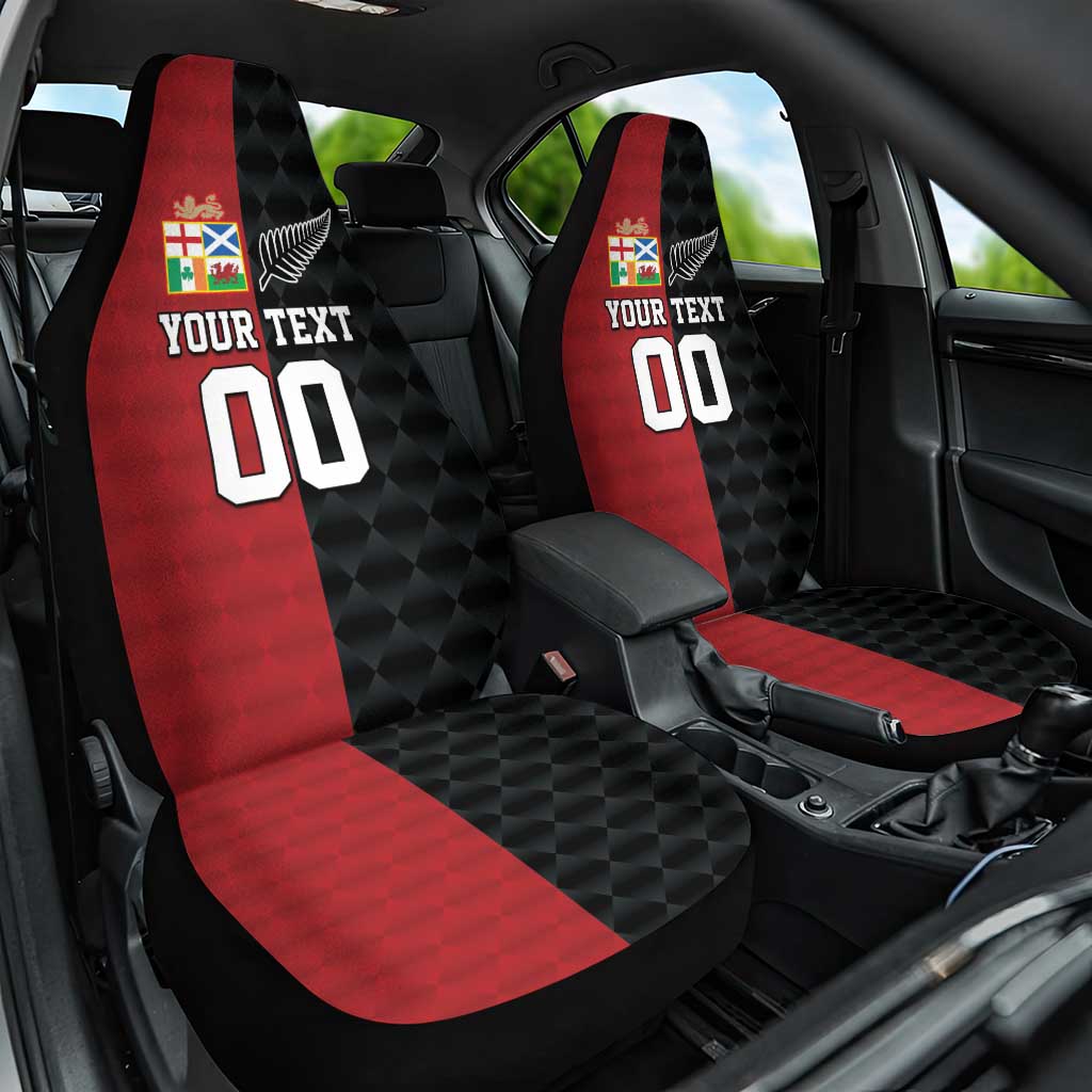 Custom British Lions New Zealand Car Seat Cover Sporty Style
