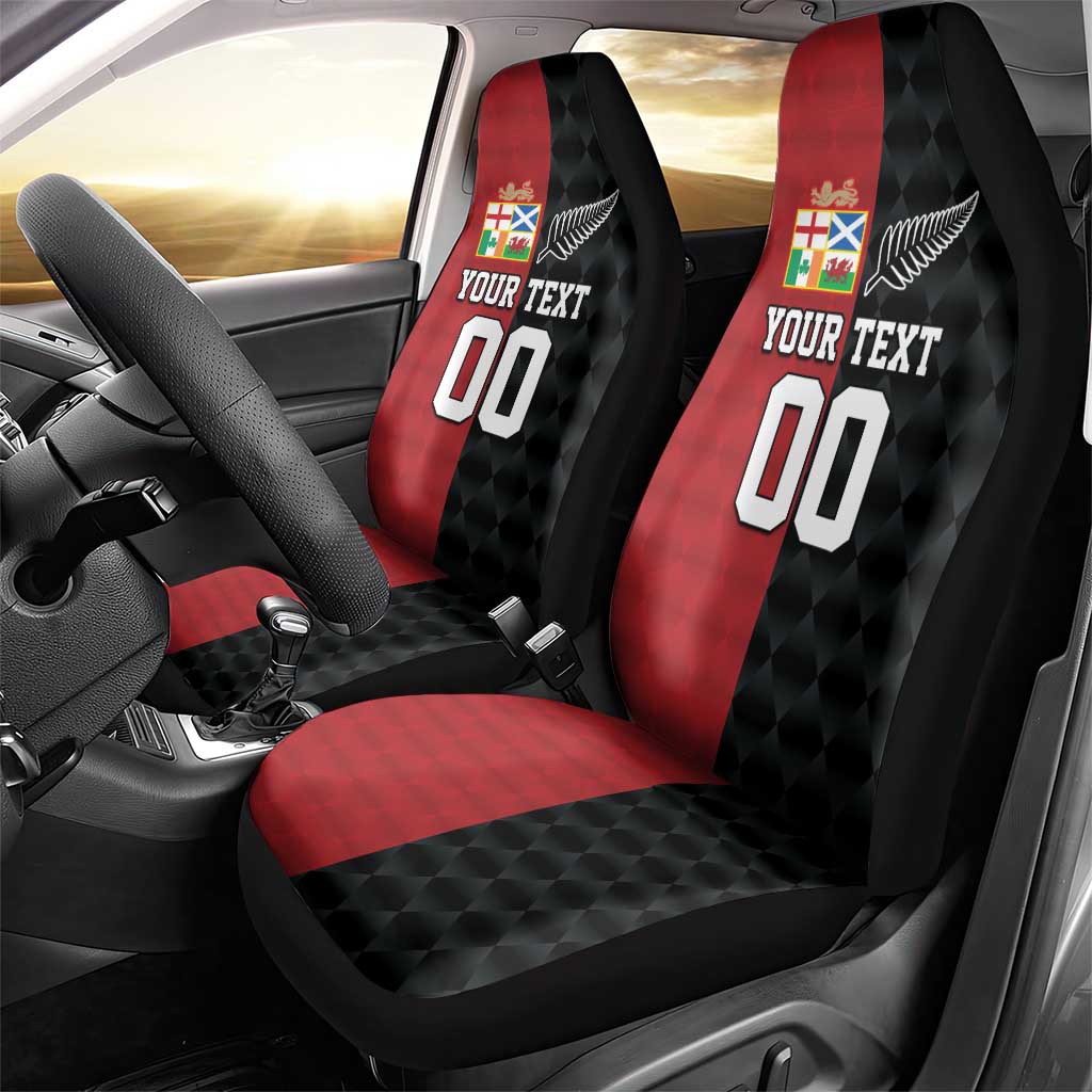Custom British Lions New Zealand Car Seat Cover Sporty Style