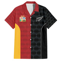 Custom British Lions New Zealand Family Matching Off Shoulder Short Dress and Hawaiian Shirt Sporty Style