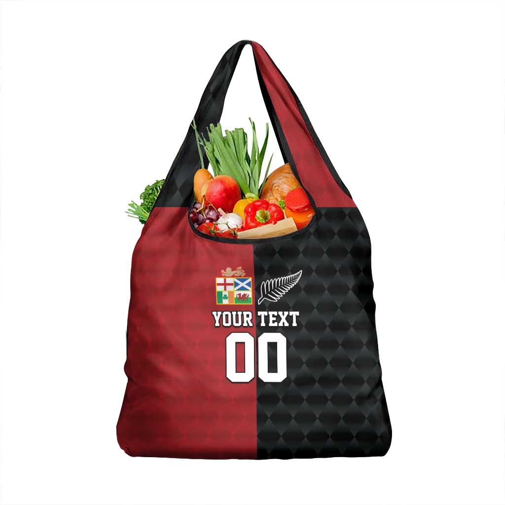 Custom British Lions New Zealand Grocery Bag Sporty Style