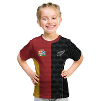 Custom British Lions New Zealand Kid T Shirt Sporty Style
