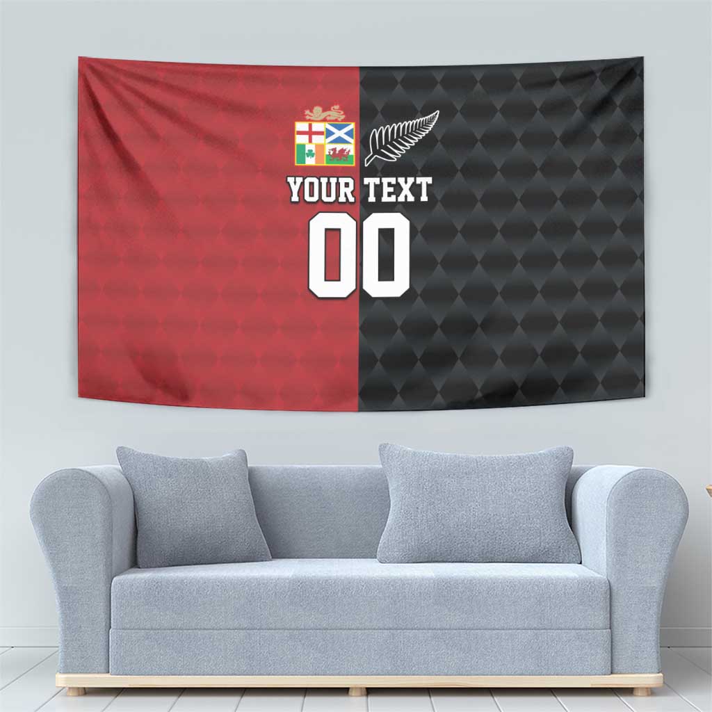 Custom British Lions New Zealand Tapestry Sporty Style