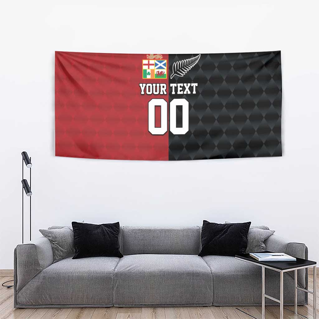 Custom British Lions New Zealand Tapestry Sporty Style