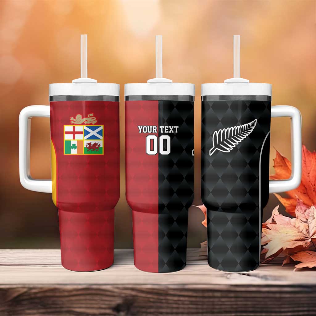 Custom British Lions New Zealand Tumbler With Handle Sporty Style