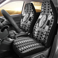 Fiji Custom Rugby National Heritage Car Seat Cover Black Traditional Masi Inspired