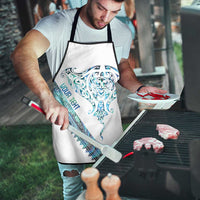 Kahui Whetu Paua shell Kowhaiwhai Taniko Personalised Apron Manta Ray Shark-Turtle Maori Tribal Style LT9 - Polynesian Pride