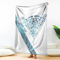 Kahui Whetu Paua shell Kowhaiwhai Taniko Personalised Blanket Manta Ray Shark-Turtle Maori Tribal Style LT9 - Polynesian Pride