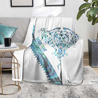Kahui Whetu Paua shell Kowhaiwhai Taniko Personalised Blanket Manta Ray Shark-Turtle Maori Tribal Style LT9 - Polynesian Pride