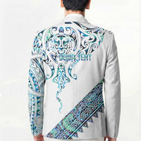 Kahui Whetu Paua shell Kowhaiwhai Taniko Personalised Blazer Manta Ray Shark-Turtle Maori Tribal Style LT9 - Polynesian Pride