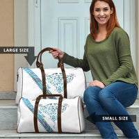 Kahui Whetu Paua shell Kowhaiwhai Taniko Personalised Travel Bag Manta Ray Shark-Turtle Maori Tribal Style