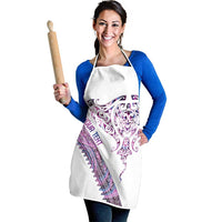Mawhero Paua shell Kowhaiwhai Taniko Personalised Apron Manta Ray Shark-Turtle Maori Tribal Style