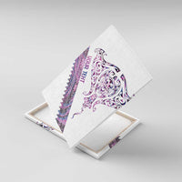 Mawhero Paua shell Kowhaiwhai Taniko Personalised Canvas Wall Art Manta Ray Shark-Turtle Maori Tribal Style