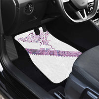 Mawhero Paua shell Kowhaiwhai Taniko Personalised Car Mats Manta Ray Shark-Turtle Maori Tribal Style LT9 - Polynesian Pride