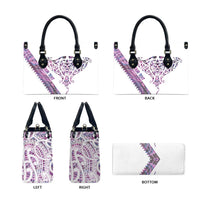 Mawhero Paua shell Kowhaiwhai Taniko Personalised Leather Bag Manta Ray Shark-Turtle Maori Tribal Style