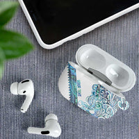 Kahui Whetu Paua shell Kowhaiwhai Taniko Personalised AirPods Case Taniwha Maori Tribal Style