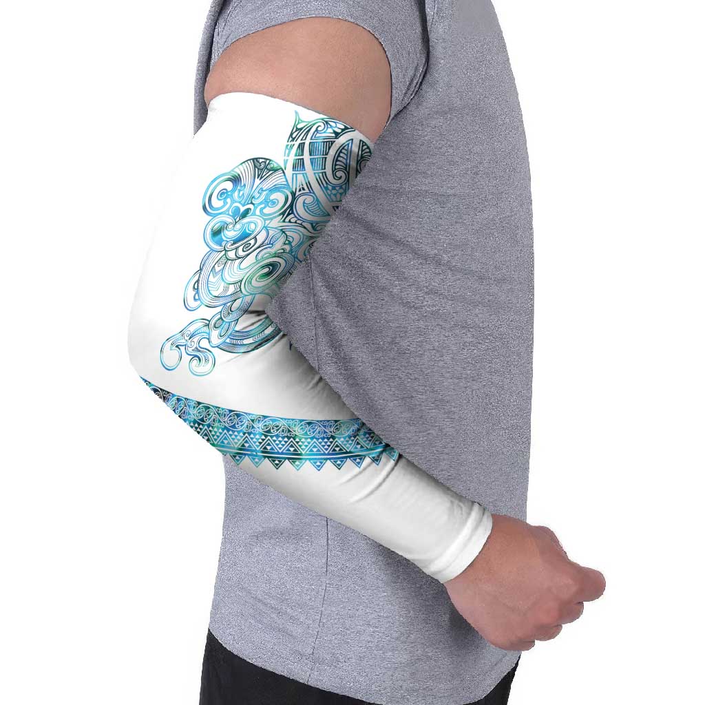 Kahui Whetu Paua shell Kowhaiwhai Taniko Personalised Arm Sleeves Taniwha Maori Tribal Style