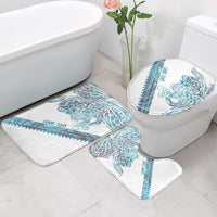 Kahui Whetu Paua shell Kowhaiwhai Taniko Personalised Bathroom Set Taniwha Maori Tribal Style LT9 - Polynesian Pride