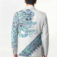 Kahui Whetu Paua shell Kowhaiwhai Taniko Personalised Blazer Taniwha Maori Tribal Style