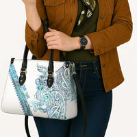 Kahui Whetu Paua shell Kowhaiwhai Taniko Personalised Leather Bag Taniwha Maori Tribal Style LT9 - Polynesian Pride