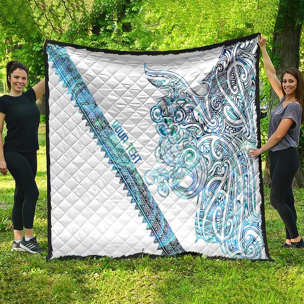 Kahui Whetu Paua shell Kowhaiwhai Taniko Personalised Quilt Taniwha Maori Tribal Style LT9 - Polynesian Pride