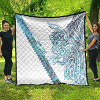 Kahui Whetu Paua shell Kowhaiwhai Taniko Personalised Quilt Taniwha Maori Tribal Style LT9 - Polynesian Pride