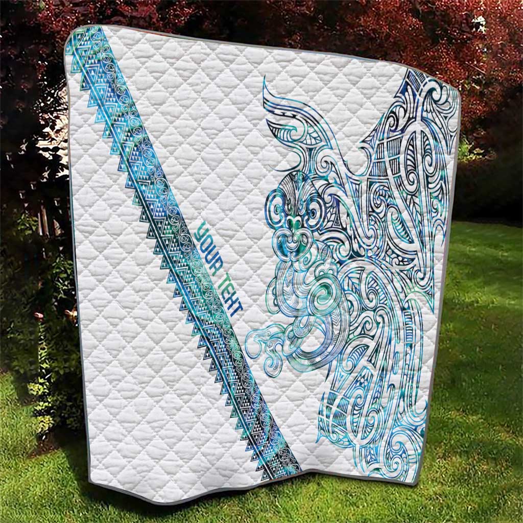 Kahui Whetu Paua shell Kowhaiwhai Taniko Personalised Quilt Taniwha Maori Tribal Style LT9 - Polynesian Pride