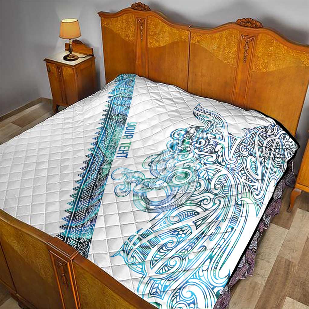 Kahui Whetu Paua shell Kowhaiwhai Taniko Personalised Quilt Taniwha Maori Tribal Style LT9 - Polynesian Pride